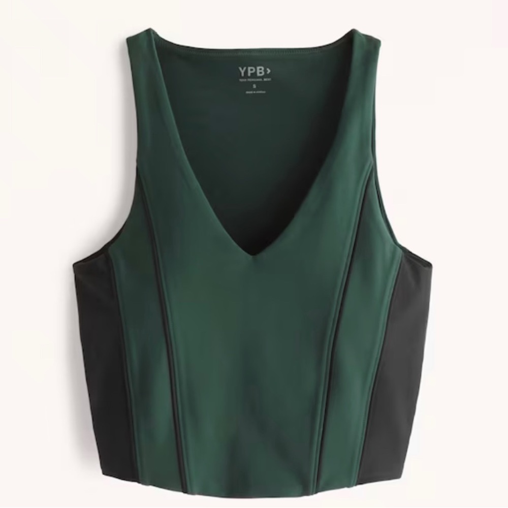 YPB sculptLUX Slim V-Neck Tank Abercrombie